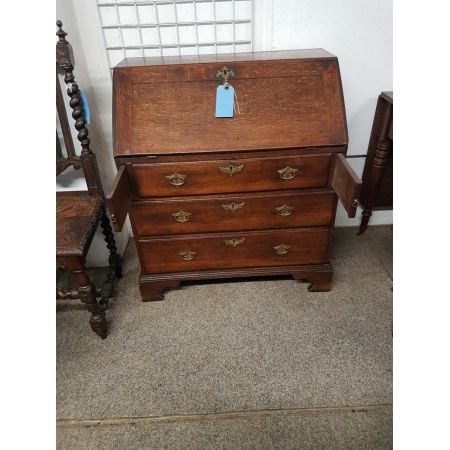 antikes Eichen Bureau georgian Stil 