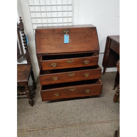 antikes Eichen Bureau georgian Stil 
