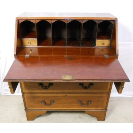 edwardian Intarsien inlay Mahagoni Schreibbureau