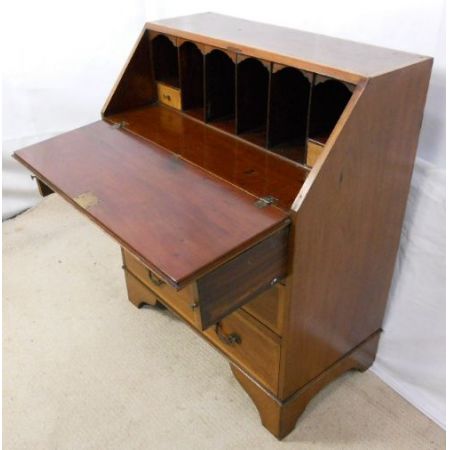 edwardian Intarsien inlay Mahagoni Schreibbureau