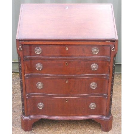 Kleines georgianisches Mahagoni-Schreibbüro 