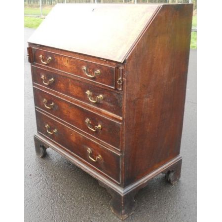 Georgian Eichen Schreib Bureau
