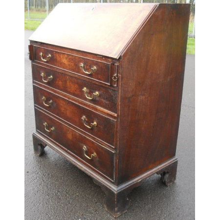 Georgian Eichen Schreib Bureau