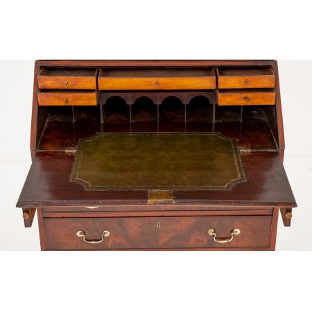 Mahagoni Massivholzschrank Sekretär Antik Georgianisch