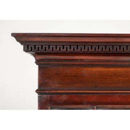 Mahagoni Massivholzschrank Sekretär Antik Georgianisch