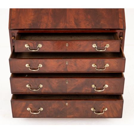 Mahagoni Massivholzschrank Sekretär Antik Georgianisch