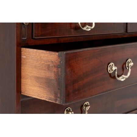 Mahagoni Massivholzschrank Sekretär Antik Georgianisch