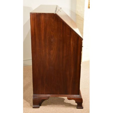 Mahagoni Eiche Massivholzschrank Sekretär Antik Georgianisch