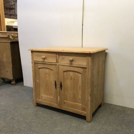 Antiker Nachttisch / Bedside Cupboard aus Weichholz, ca 1920