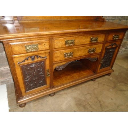 Pollard Eiche massiv Sideboard aus dem 19. Jahrhundert