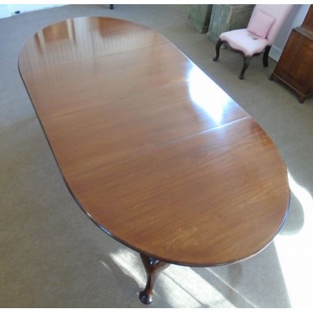 Ausziehbarer Esstisch aus viktorianischer goldener Eiche