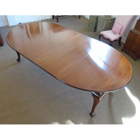 Ausziehbarer Esstisch aus viktorianischer goldener Eiche