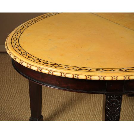 seltener antiker erweiterbarer Marmorplatten Tisch von Waring & Gillow aus Paris um 1910