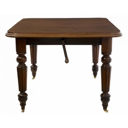 Ausziehbarer Esstisch aus Mahagoni aus dem 19. Jahrhundert, viktorianischer Stil 