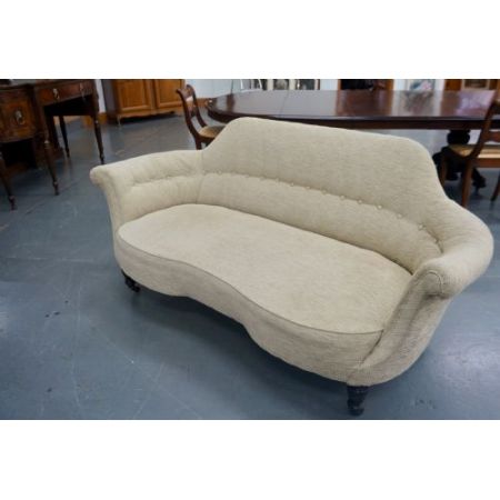 Antikes viktorianisches Sofa aus Mahagoni 