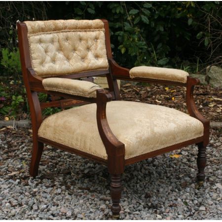 Salon Garnitur Sofa mit zwei Stühlen antik Palisanderholzmöbel edwardianisch