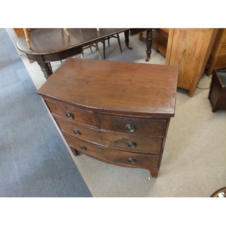 Kleine Kommode Mahagoni Massivholzkommode antik georgianisch