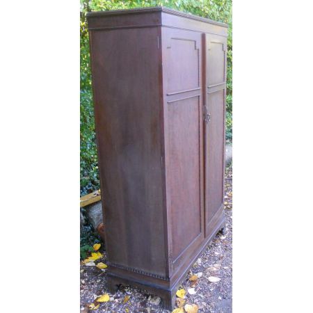 Einbauschrank Mahagoni Massivholzschrank von waring & gillow, antik ca. 1910