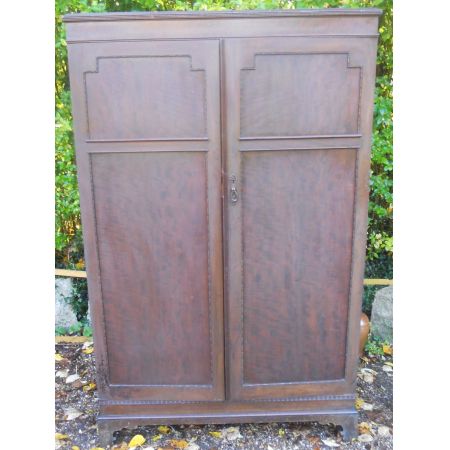 Einbauschrank Mahagoni Massivholzschrank von waring & gillow, antik ca. 1910