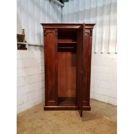 Mahagoni Kleiderschrank Antik Massivholzschrank