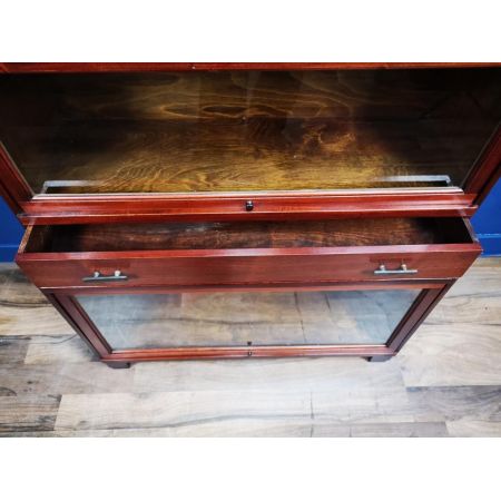 antikes Art Deco Mahagoni Globe Wernicke Barristers Bücherregal 1930