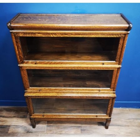 Antikes Eichen Globe  Wernicke Barristers Bücherregal um 1900