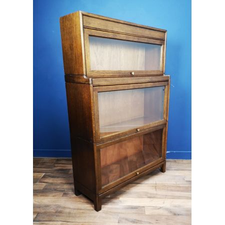 Eichen Globe  Wernicke Barristers Bücherregal um 1930