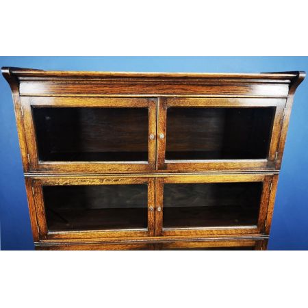 Eiche Barristers / Stapelbücherschrank von 'Minty' um 1910 antik 