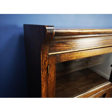 Eiche Barristers / Stapelbücherschrank von 'Minty' um 1910 antik 