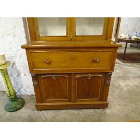  walisischer Sekretär, Bücherregal goldene Eiche massiv 