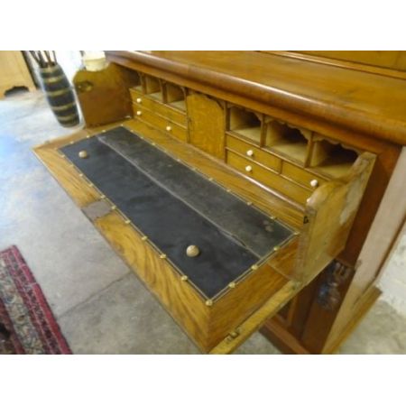  walisischer Sekretär, Bücherregal goldene Eiche massiv 