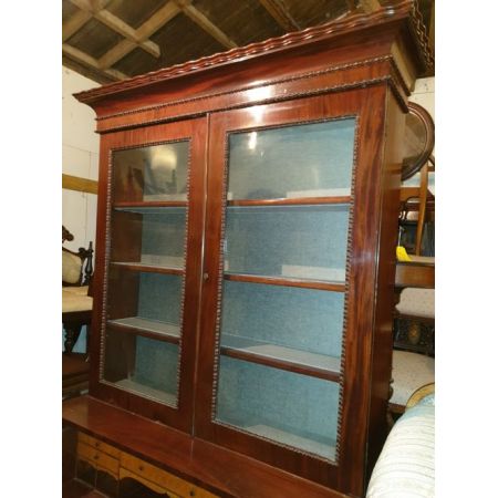 Bücherschrank aus Mahagoni aus dem 19. Jahrhundert.