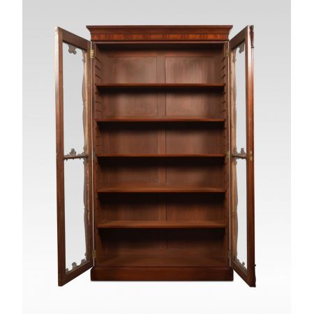 Paar antiker Mahagoni-Bücherregale