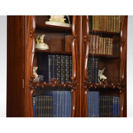 Paar antiker Mahagoni-Bücherregale