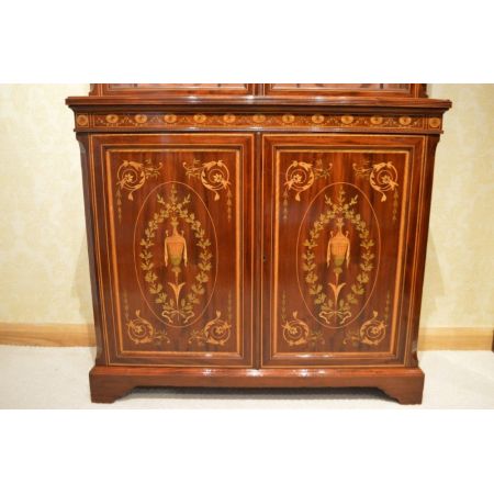 antikes Bücherregal aus Mahagoni von Edwards & Roberts of london