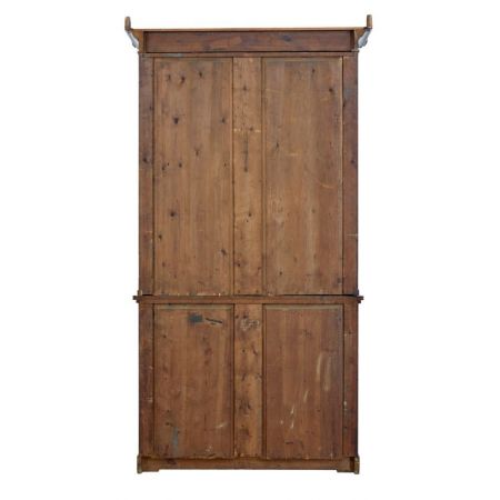 Antiker Bücherschrank aus Flammenmmahagoni, frühes 19. Jahrhundert