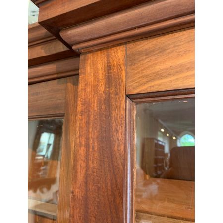 William IV Mahagoni Bibliothek,Bücherregal circa 1835 ,architektonische klare Form