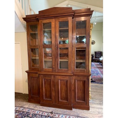 William IV Mahagoni Bibliothek,Bücherregal circa 1835 ,architektonische klare Form