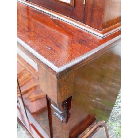 Früh viktorianisches Bücherregal aus Mahagoni