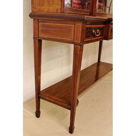 Antikes Mahagoni Bücherregal Massivholz ca 1900