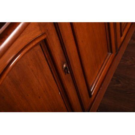 Viktorianischer Bücherschrank Massivholz antik ca 1880