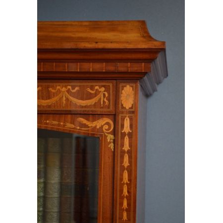 Edwardianisches Mahagoni Bücherregal Massivholz antik ca 1900