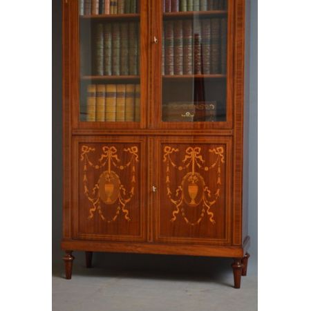 Edwardianisches Mahagoni Bücherregal Massivholz antik ca 1900