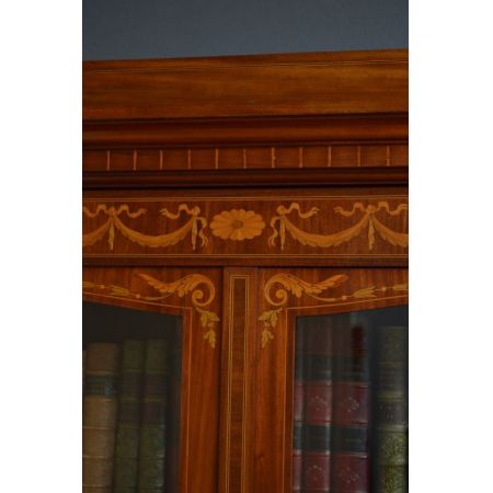 Edwardianisches Mahagoni Bücherregal Massivholz antik ca 1900