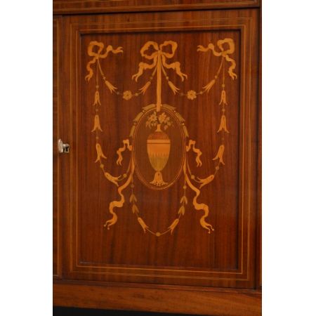 Edwardianisches Mahagoni Bücherregal Massivholz antik ca 1900