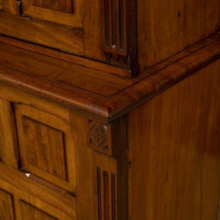 Viktorianischer Mahagoni Sekretär Massivholz antik ca 1892