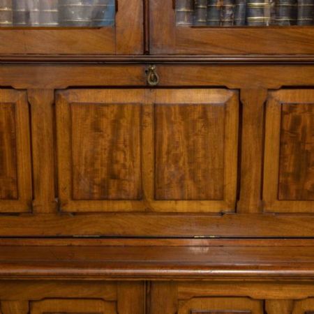 Viktorianischer Mahagoni Sekretär Massivholz antik ca 1892