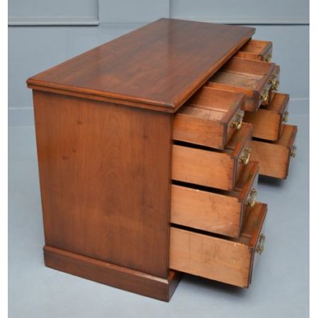 Viktorianischer Nussbaum Schreibtisch Massivholz antik ca 1880