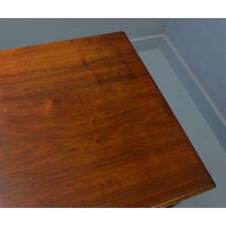 Viktorianischer Nussbaum Schreibtisch Massivholz antik ca 1880