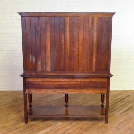 Spät-viktorianische Sideboard Dresser Eiche antike Massivholzkommode